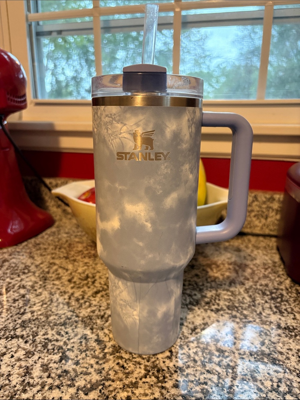 Stanley Marble Periwinkle Tumbler